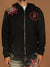 Politics Hoodie - Web - Black and Red  - 301