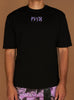 Politics T-Shirt - Mott - Black And Purple- 914