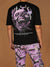 Politics T-Shirt - Mott - Black And Purple  - 914