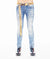 Cult Of Individuality Jeans - Pink Super Skinny - Ligt Blue - 621A1-SS04Q