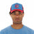 Cult Of Individuality Hat - Clean Logo Mesh Back - Blue And Red - 624AC-CH58A