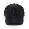 Cult x El Alfa Flower Embroidered 5-Panel Trucker Hat in Black