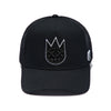 Cult Logo Mesh Back Trucker Hat in Black
