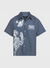 Homme+Femme T-Shirt - Skeleton Button Down - Grey\White - HFSS202471-3