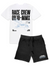 Outrank Short Set - Race Crew - White And Black - OR2958