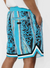 Coogi Shorts - Bondi Printed Cotton - Blue - CG-KT-119