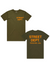 Pg Apparel T-Shirt - Street Dept - Olive\Orange - STDPT100