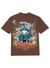 G West T-Shirt - Library Mens - Brown - GWPPT9029