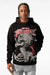 Jordan Craig Hoodie - Head Banger - Black And Red - 8629HC