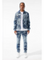 Jordan Craig Jacket - Illusion Denim Trucker  - Aged Wash - JJ1209