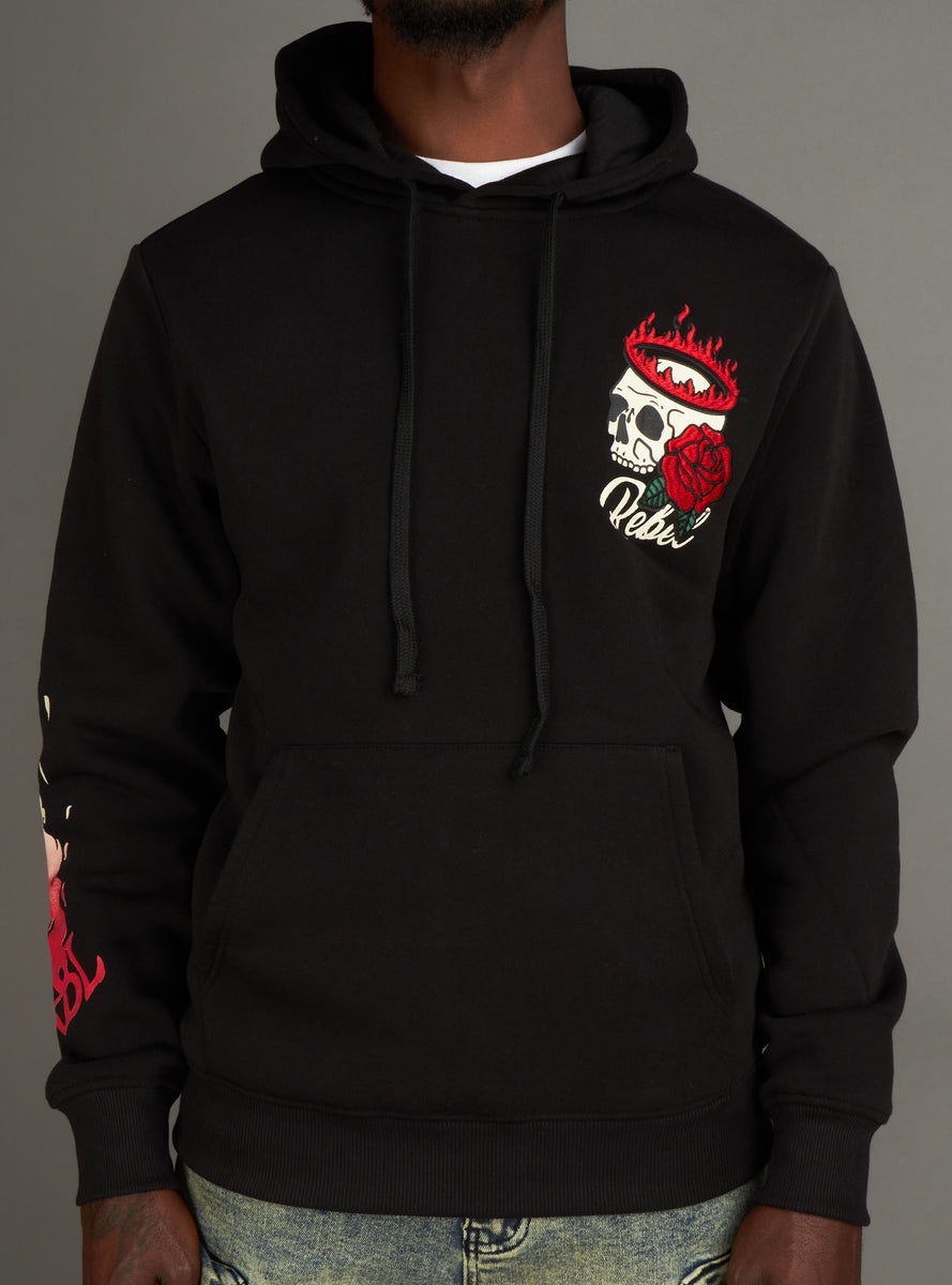 Rebel Minds Hoodie - At First Sight - Black - 142-321 – Vengeance78