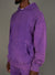 Ringspun Hoodie - Acid Wash - Purple  - 341-301