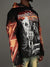 Majestik Hoodie - Death Card Rhinestone Tapestry Jacquard- Black - TH2487