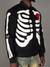 Rebel Minds Jacket - Skeleton Melton - Black   - 142-531