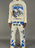 NME Sweatsuit - Chen - White And Blue - 127-327