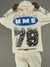 NME Sweatsuit - Chen - White And Blue - 127-327