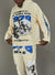 NME Sweatsuit - Chen - White And Blue - 127-327