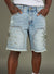 Politics Shorts - Maud - Blue Wash - 201