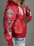 Pelle Pelle Jacket - American Bruiser Hooded - Red