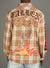 Rebel Minds Jacket - Flannel With Patches - Khaki - 142-711