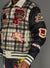 Politics Varsity Jacket - Tartan - Black Red Check - 204