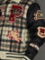 Politics Varsity Jacket - Tartan - Black Red Check - 204