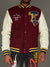 8IGTH DSTRKT Jacket - Varsity Always Speak Truth - Burgundy - DF540