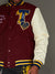 8IGTH DSTRKT Jacket - Varsity Always Speak Truth - Burgundy - DF540