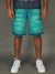 Politics Shorts - Bromwich - Teal Wash - 419