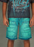 Politics Shorts - Bromwich - Teal Wash - 419