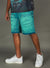 Politics Shorts - Bromwich - Teal Wash - 419