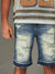 NME Shorts - Maureen - Dark Blue Wash - 452