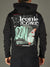 CLIQUE Hoodie - Iconic Last Florever - Black - UF4664