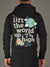 CLIQUE Hoodie - Lift the World Up - Black - UF4658