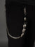 NME Chain - Emblem Skulls - Silver - 104