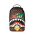 Sprayground Backpack -  Shark In Paris - Black And Brown - 910B5395NSZ