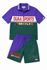 Duaa Short Set - Sailor Polo - Green And Purple
