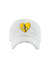 Pg Apparel Hat - Heart Dad Hat - White\Yellow - HB200