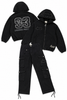 Legends Prevail Sweatsuit - Embossed Jean - Jet Black - LP-KS-092
