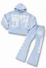 Copper Rivet Sweatsuit - Saint Sleece / Blue - 631017