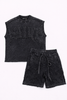 PJMARK Short Set - Saint - Black - T2601