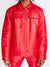 Politics Jacket - Cargo Zip-Up PU Leather - Murphy - Red - 572