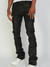 Politics Jeans - Stacked Cargo Flare - Otto - Black Wax - 506