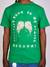 Focus T-Shirt - Old English Wings Appliqué - Green - 80557S