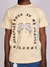 Focus T-Shirt - Old English Wings Appliqué - Ivory - 80557S