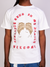 Focus T-Shirt - Old English Wings Appliqué - White - 80557S