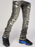 Waimea Jeans - Surface Distressed Stacked - Black Wash - M5829D