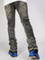Waimea Jeans - Surface Distressed Stacked - Black Wash - M5829D