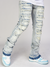 Waimea Jeans - Stacked Distressed - Blue Wash - M5828D