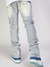 Waimea Jeans - Stacked Distressed - Blue Wash - M5828D